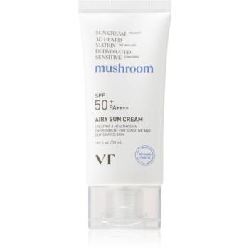 VT Cosmetics Mushroom Airy Sun Cream védőkrém az egész arcra hidratáló hatással SPF 50+ 50 ml kép