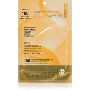 VT Cosmetics Vita-Light Reedle Shot 100 2Step Hydrogel Mask intenzív hidrogélmaszk élénk és hidratált bőr 34.5 g kép