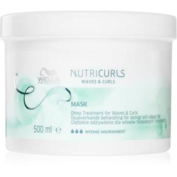 Wella Professionals Nutricurls Waves & Curls kisimító maszk a hullámos és göndör hajra 500 ml kép