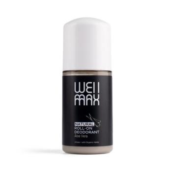 WellMax Natural roll-on dezodor, natúr roll-on dezodor, unisex, aloe vera, 50 ml kép