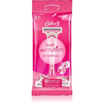 Wilkinson Sword My Intuition Extra 3 eldobható borotvák Essentials 4 db kép