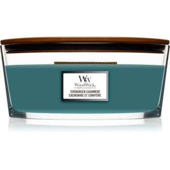 Woodwick Evergreen Cashmere illatgyertya fa kanóccal (hearthwick) 453.6 g kép