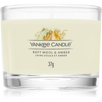 Yankee Candle Soft Wool & Amber viaszos gyertya 37 g kép