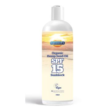 Yaoh - Fényvédő kendermagolajjal, SPF 15, 240 ml kép
