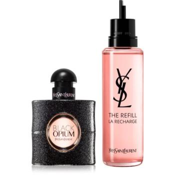 Yves Saint Laurent Black Opium Refill Set szett hölgyeknek kép
