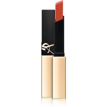 Yves Saint Laurent Rouge Pur Couture The Slim vékony mattító rúzs bőr hatással árnyalat 24 2.2 g kép