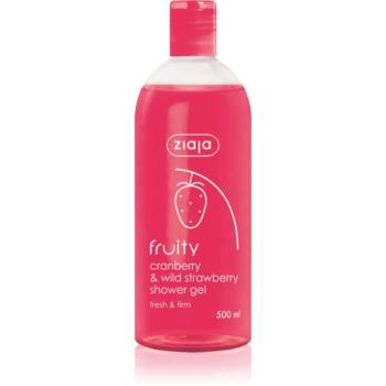 Ziaja Fruity Cranberry & Wild Strawberry hidratáló tusoló gél 500 ml kép