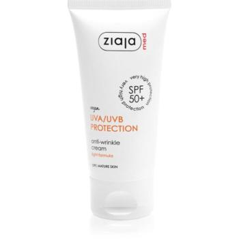 Ziaja Med Protecting UVA + UVB ránctalanító napozókrém SPF 50+ 50 ml kép