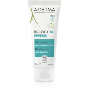 A-Derma Biology AC mattító ápolás a bőr tökéletlenségei ellen 40 ml kép