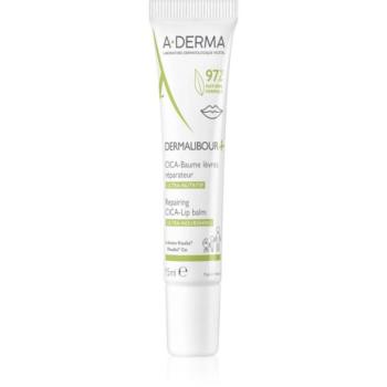 A-Derma Dermalibour+ tápláló szájbalzsam hidratáló hatással 15 ml kép