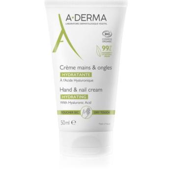 A-Derma Essentials Hand & Nail Cream hidratáló krém kézre és körmökre hialuronsavval 50 ml kép