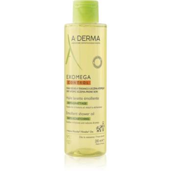 A-Derma Exomega Control Emollient Shower Oil hidratáló tusoló olaj száraz és atópiás bőrre 200 ml kép