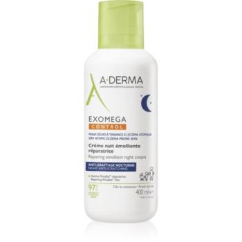 A-Derma Exomega Control Repairing Emollient Night Cream regeneráló éjszakai krém viszketés ellen 400 ml kép