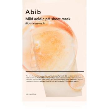 Abib Mild Acidic pH Sheet Mask Glutathiosome Fit fehérítő gézmaszk hidratáló hatással 30 ml kép