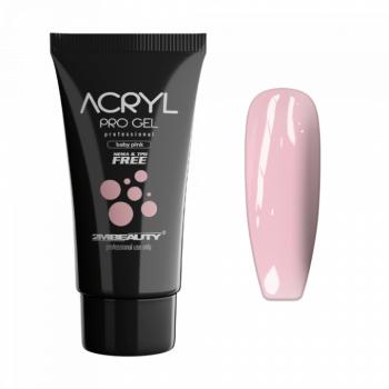 Acryl Pro Gel Baby Pink - HEMA Mentes Akrilzselé - Tubusos (60g) kép