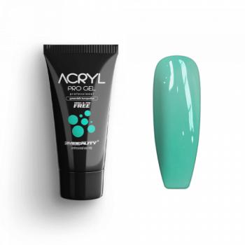 Acryl Pro Gel Greenish Turquoise - HEMA Mentes Akrilzselé (15g) kép