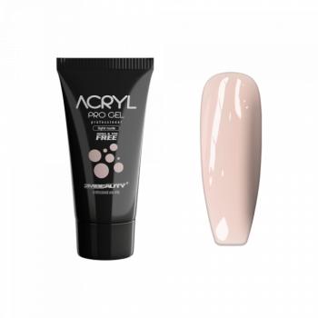 Acryl Pro Gel Light Nude - HEMA Mentes Akrilzselé - Tubusos (15g) kép