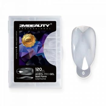 Acryl Pro Gel Nail Form Diamond - 120 darabos (120db - dobozzal) kép