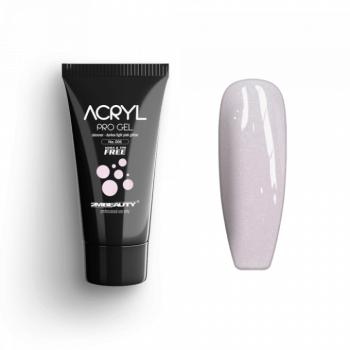 Acryl Pro Gel Shimmer 006 Darken Light Pink Glitter - HEMA Mentes Akrilzselé (15g) kép