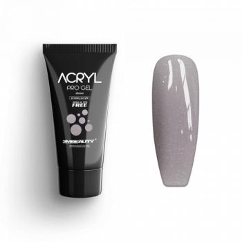 Acryl Pro Gel Shimmer Smokey Purple - HEMA Mentes Akrilzselé (15g) kép