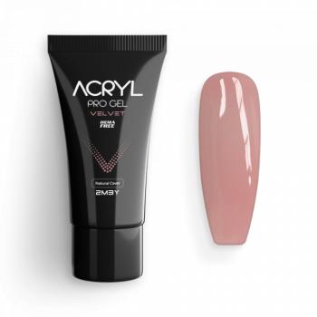 Acryl Pro Gel Velvet - Natural Cover - HEMA Mentes Akrilzselé (30g) kép