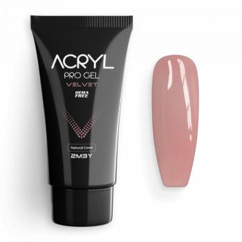 Acryl Pro Gel Velvet - Natural Cover - HEMA Mentes Akrilzselé (60g) kép