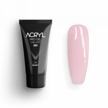 Acryl Pro Gel Velvet - Pink - HEMA Mentes Akrilzselé (15g) kép