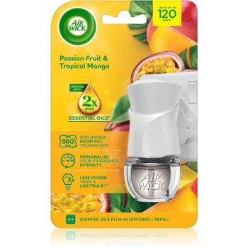 Air Wick Essential Oils Electric Passion Fruit & Tropical Mango elektromos légfrissítő töltelékkel 19 ml kép