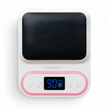 Akkumulátoros Kéztámaszos MultiLED Lámpa 01 - 48W Pillow UVLED - Pink (Fekete Párna, db) kép