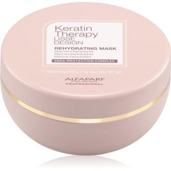 Alfaparf Milano Keratin Therapy Lisse Design rehidratáló maszk a fénylő és selymes hajért 200 ml kép