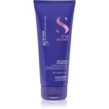 Alfaparf Milano Semi di Lino Blonde lila kondicionáló a szőke és melírozott hajra 200 ml kép