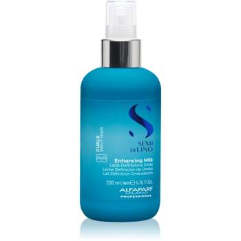 Alfaparf Milano Semi Di Lino Curls Enhancing Milk formázó tej a göndör és hullámos haj erősítéséért 200 ml kép