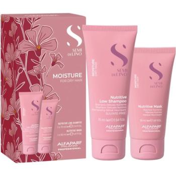 Alfaparf Milano Semi di Lino Moisture Minisize Kit utazó szett kozmetikumokra az intenzív hidratálásért kép