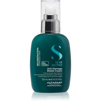 Alfaparf Milano Semi di Lino Reconstruction Anti-damage Shield Cream leöblítést nem igénylő regeneráló kondicionáló normál és jó minőségű hajra 125 ml kép