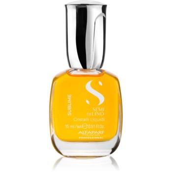 Alfaparf Milano Semi di Lino Sublime Cristalli hidratáló olaj a fénylő és selymes hajért 15 ml kép
