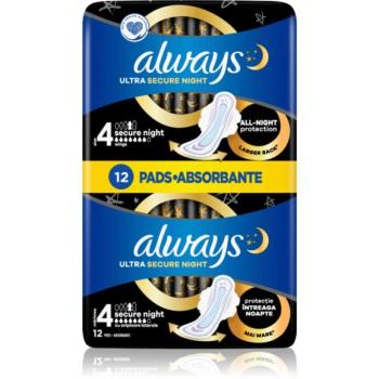 Always Ultra Secure Night egészségügyi betétek 12 db kép