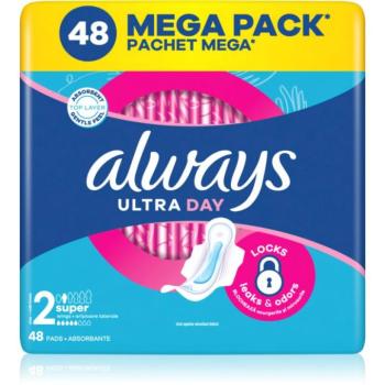 Always Ultra Super Size 2 egészségügyi betétek szárnyakkal 48 db kép