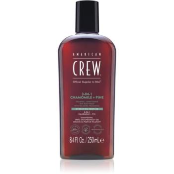 American Crew 3 in 1 Chamimile + Pine 3 az 1 sampon, kondicionáló és tusfürdő uraknak 250 ml kép