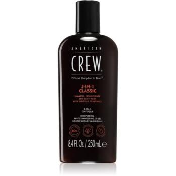 American Crew Hair & Body 3-IN-1 sampo, kondicionáló és tusfürdő 3 in 1 uraknak 1000 ml kép