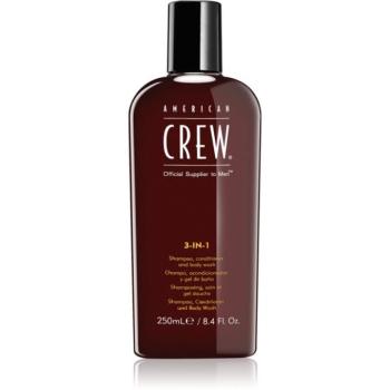American Crew Hair & Body 3-IN-1 sampo, kondicionáló és tusfürdő 3 in 1 uraknak 250 ml kép