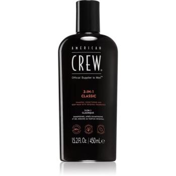 American Crew Hair & Body 3-IN-1 sampo, kondicionáló és tusfürdő 3 in 1 uraknak 450 ml kép