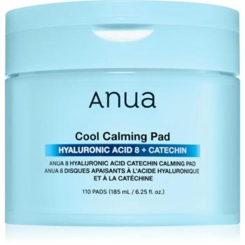 Anua 8 Hyaluronic Acid Catechin Calming Pad bőrnyugtató korongok hűsítő hatással 110 db kép