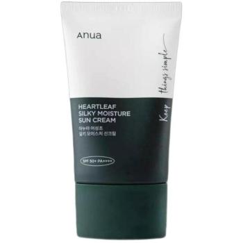 ANUA Heartleaf Silky Moisture fényvédő krém SPF 50+, 50ml kép