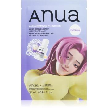 Anua K-Pop Demon Hunters Retinol Niacin Night Care Mask bőrmegújító éjszakai maszk ráncokra 24 ml kép