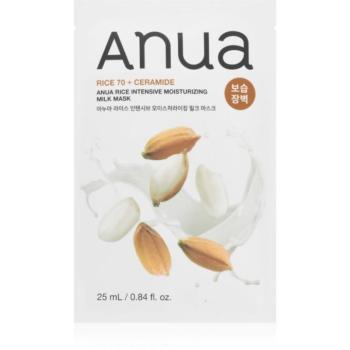 Anua Rice Intensive Moisturizing Milk Mask tápláló gézmaszk élénk és hidratált bőr 25 ml kép