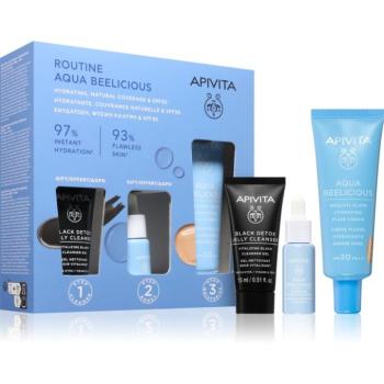 Apivita Aqua Beelicious Hydrating & Natural Coverage Routine Set szett élénk és hidratált bőr kép