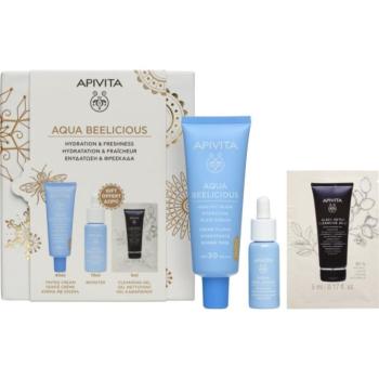 Apivita Aqua Beelicious Hydration & Natural Coverage Set karácsonyi ajándékszett élénk és hidratált bőr kép