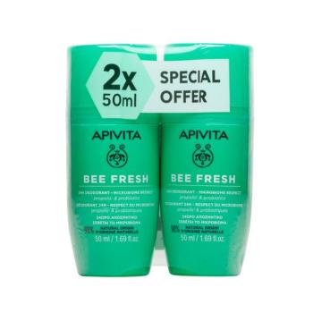 APIVITA BEE Fresh golyós dezodor Duopack (50ml+50ml) kép