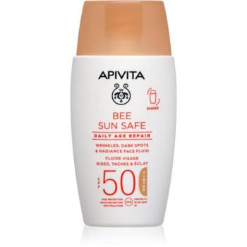 Apivita Bee Sun Safe Daily Age Repair Tinted Fluid SPF50 színező védő krém SPF 50 50 ml kép