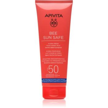 Apivita Bee Sun Safe Hydra Fresh Milk SPF50 naptej arca és testre SPF 50 200 ml kép